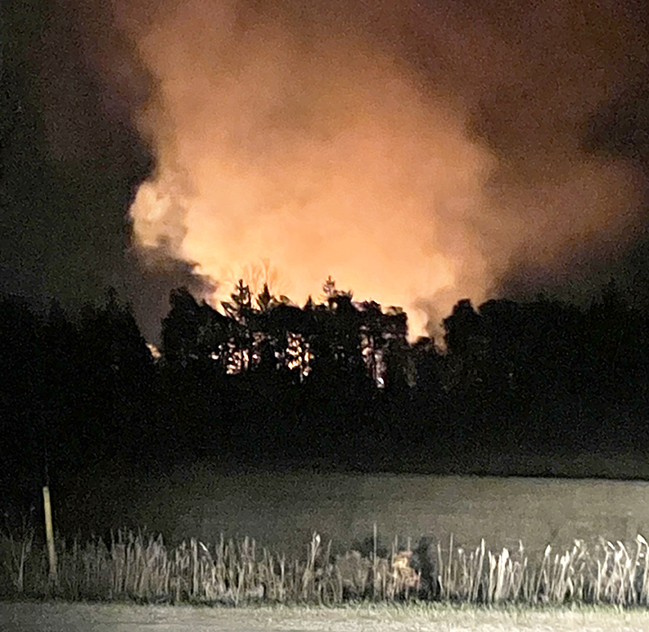 600-Foot Chicken Barn Destroyed In Franklin County Fire