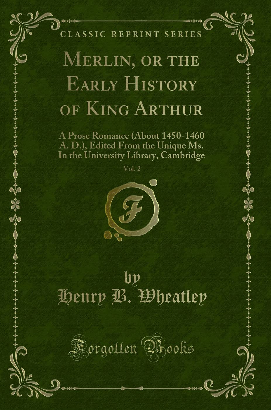 A Medieval Book Cover Featuring Merlin And King Arthur A Medieval Book Cover Featuring Merlin And King Arthur