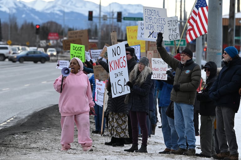 Alaskans Protest DOGE And Trump Administration Policies Alaskans Protest DOGE And Trump Administration Policies