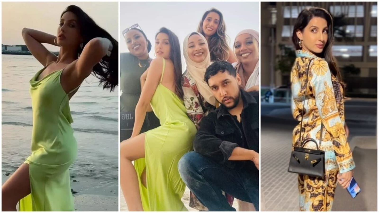 All-Black Elegance: Nora Fatehi's Latest Billboard All-Black Elegance: Nora Fatehi's Latest Billboard