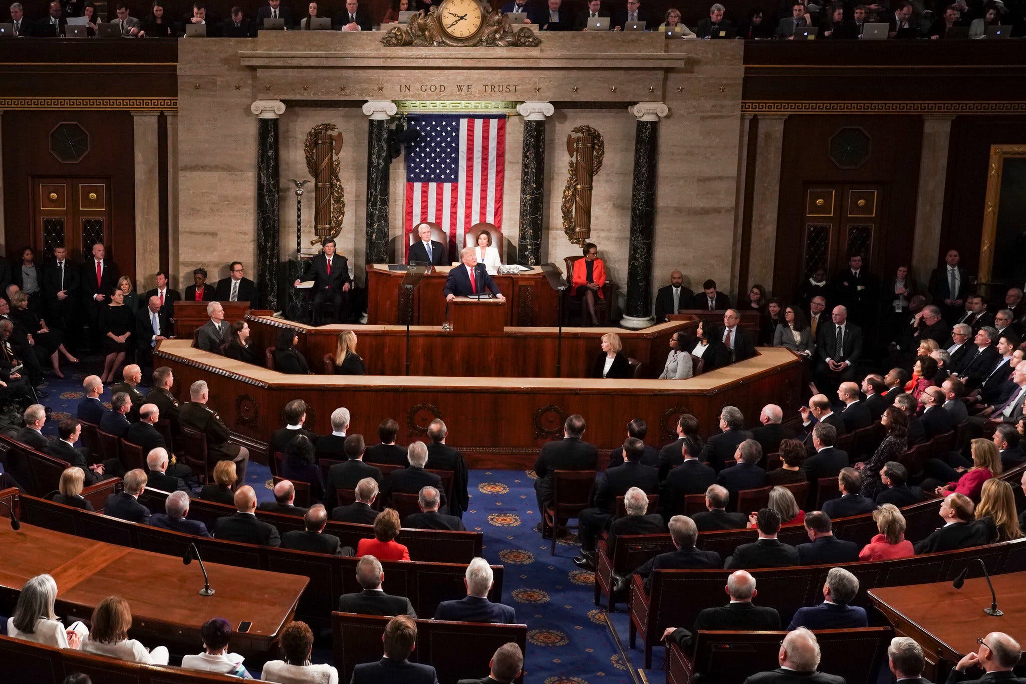 Anger Erupts: Local Residents Protest Trump's State Of The Union Speech Anger Erupts: Local Residents Protest Trump's State Of The Union Speech