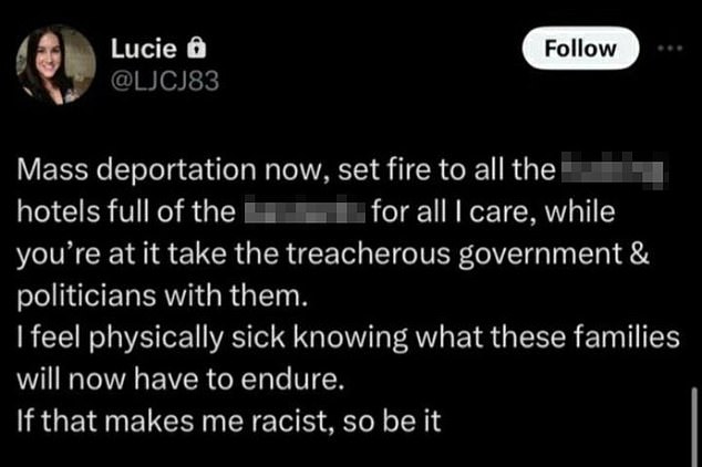 Appeal Hearing For Ex-Tory Councillor's Wife Over Racial Hatred Tweet Appeal Hearing For Ex-Tory Councillor's Wife Over Racial Hatred Tweet