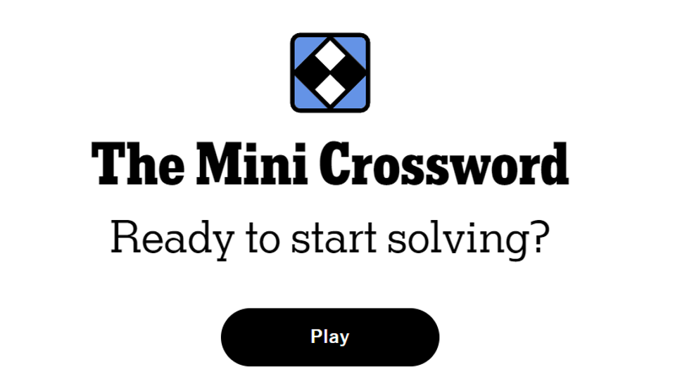 April 10th NYT Mini Crossword: Clues And Completed Grid