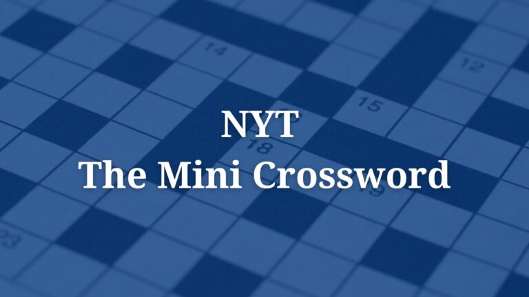 April 13 NYT Mini Crossword Solutions April 13 NYT Mini Crossword Solutions