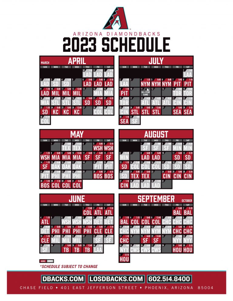 Arizona Diamondbacks 2025 Season: A Guide To Promotions, Giveaways, And Events Arizona Diamondbacks 2025 Season: A Guide To Promotions, Giveaways, And Events