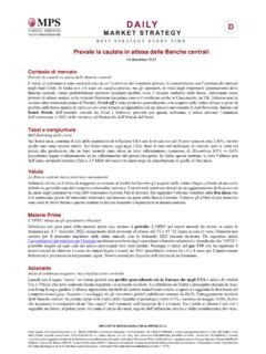 Borsa: Cautela Prevale In Europa In Attesa Della Decisione Della Fed Borsa: Cautela Prevale In Europa In Attesa Della Decisione Della Fed