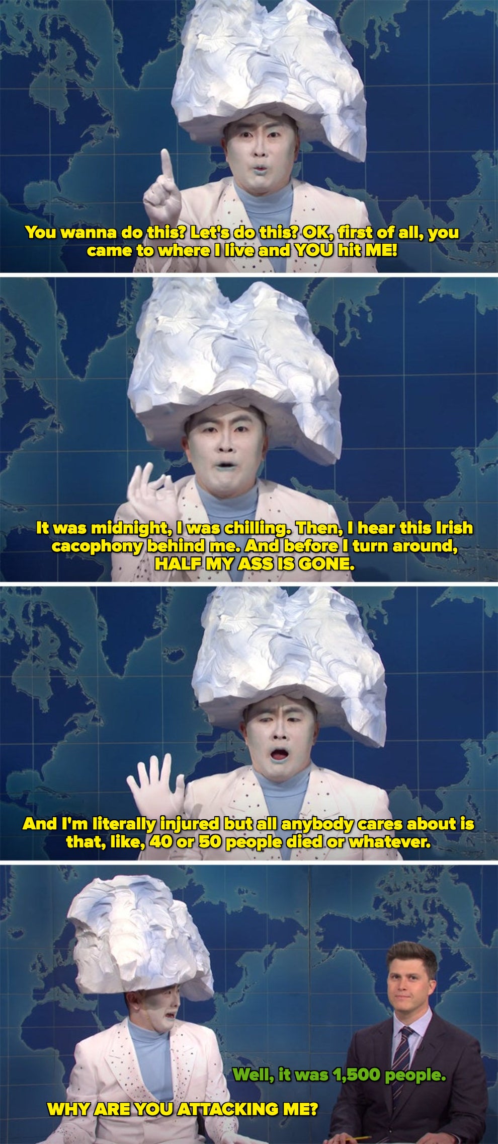 Bowen Yang's Hilarious Reaction To SNL's White Lotus Parody With Aimee Lou Wood Bowen Yang's Hilarious Reaction To SNL's White Lotus Parody With Aimee Lou Wood