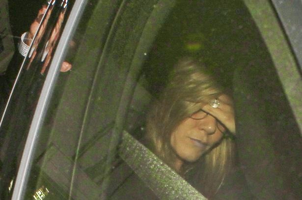 Car Crash At Jennifer Aniston's Home Car Crash At Jennifer Aniston's Home