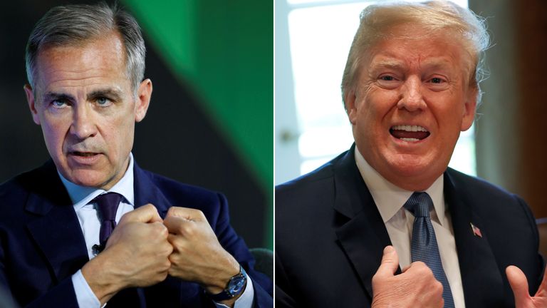 Carney Calls Trump Carney Calls Trump