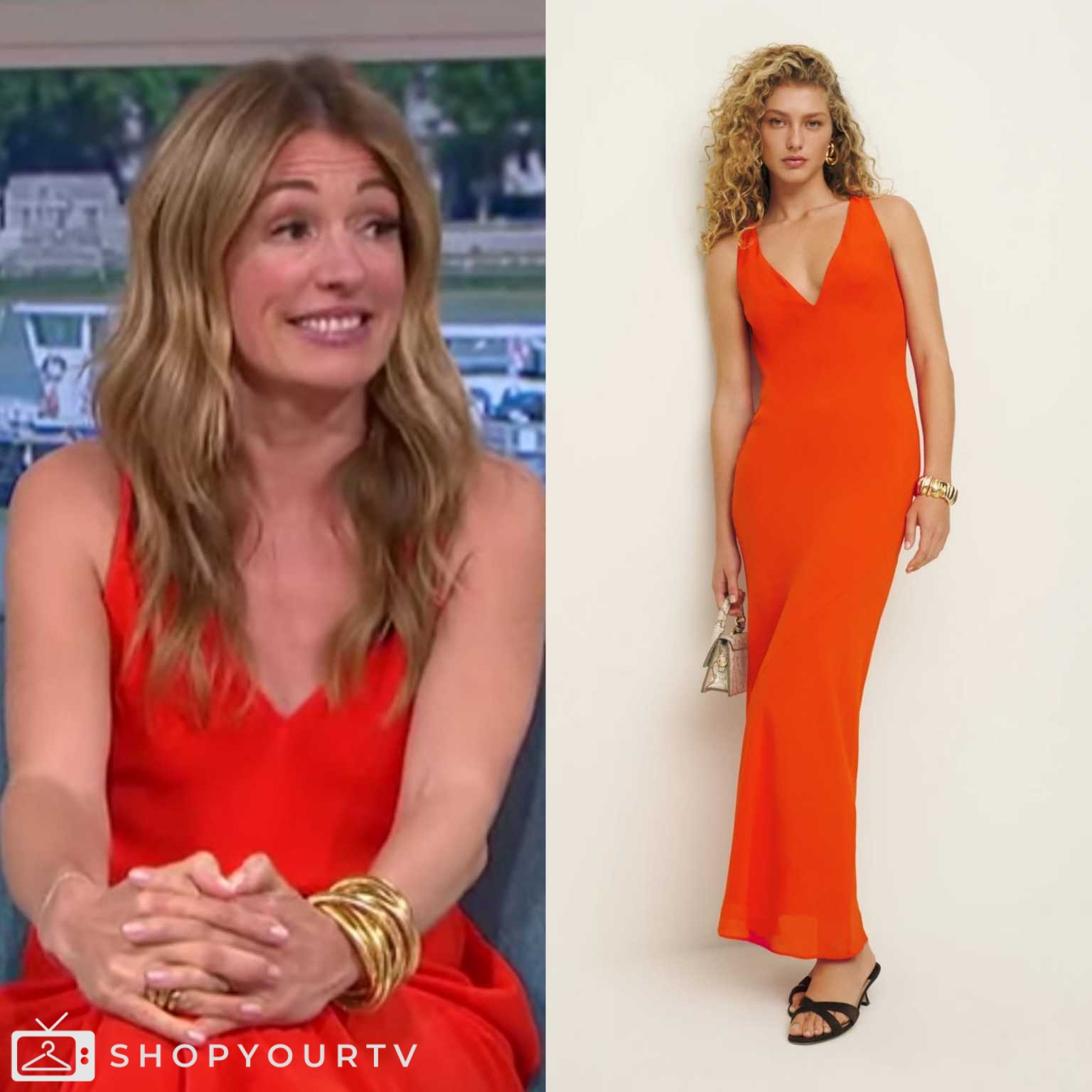 Cat Deeley's M&S Midi Dress: Still Available! Cat Deeley's M&S Midi Dress: Still Available!