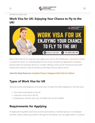 Changes To UK Visa System: Addressing Work And Student Visa Misuse Changes To UK Visa System: Addressing Work And Student Visa Misuse