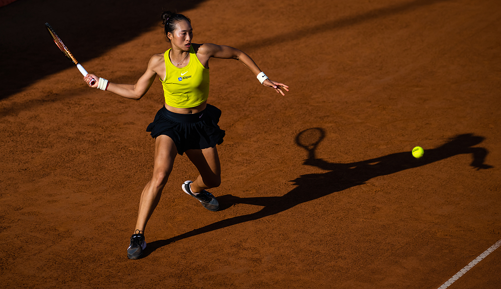 China Zheng Reaches Italian Open Last 16 China Zheng Reaches Italian Open Last 16