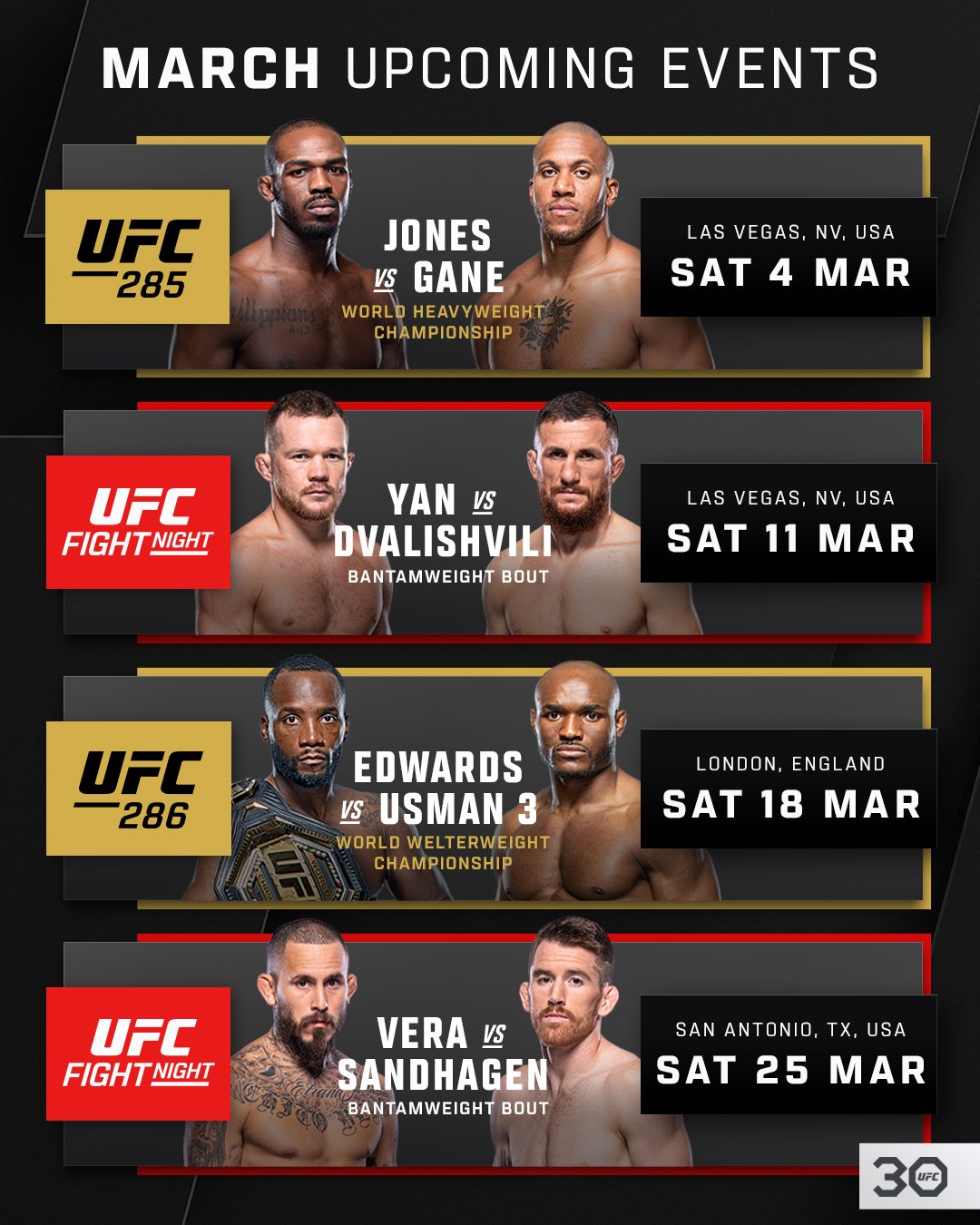 Complete UFC Schedule For May 2025: All Events & UFC 315 Details Complete UFC Schedule For May 2025: All Events & UFC 315 Details