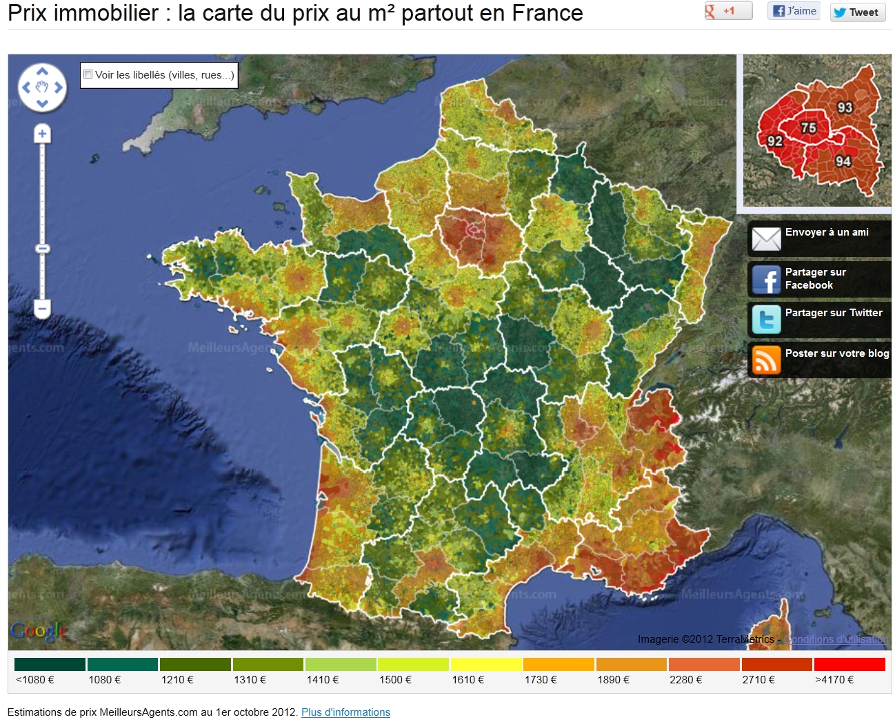 Consultez La Carte Des Prix Immobiliers Et Suivez Les Tendances En France Consultez La Carte Des Prix Immobiliers Et Suivez Les Tendances En France