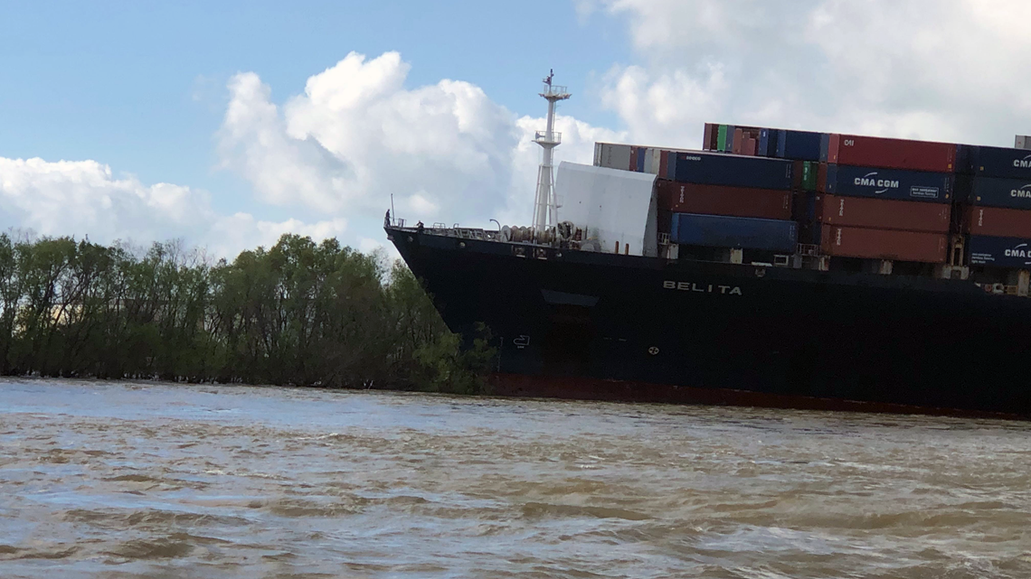 Container Ship Runs Aground On Man's Lawn: CNN Report Container Ship Runs Aground On Man's Lawn: CNN Report