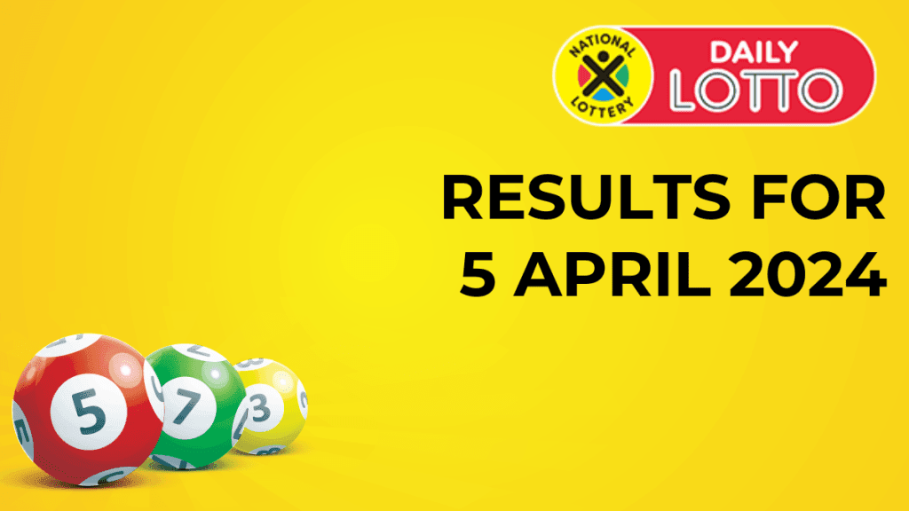 Daily Lotto Results: Sunday, 4 May 2025 Daily Lotto Results: Sunday, 4 May 2025