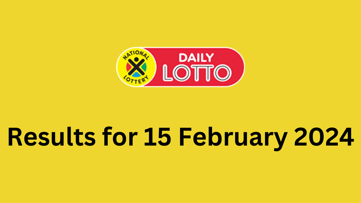 Daily Lotto Results Wednesday, 16 April 2025 Daily Lotto Results Wednesday, 16 April 2025