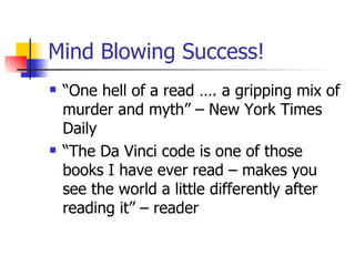 Decoding The Da Vinci Code: A Reader's Guide Decoding The Da Vinci Code: A Reader's Guide