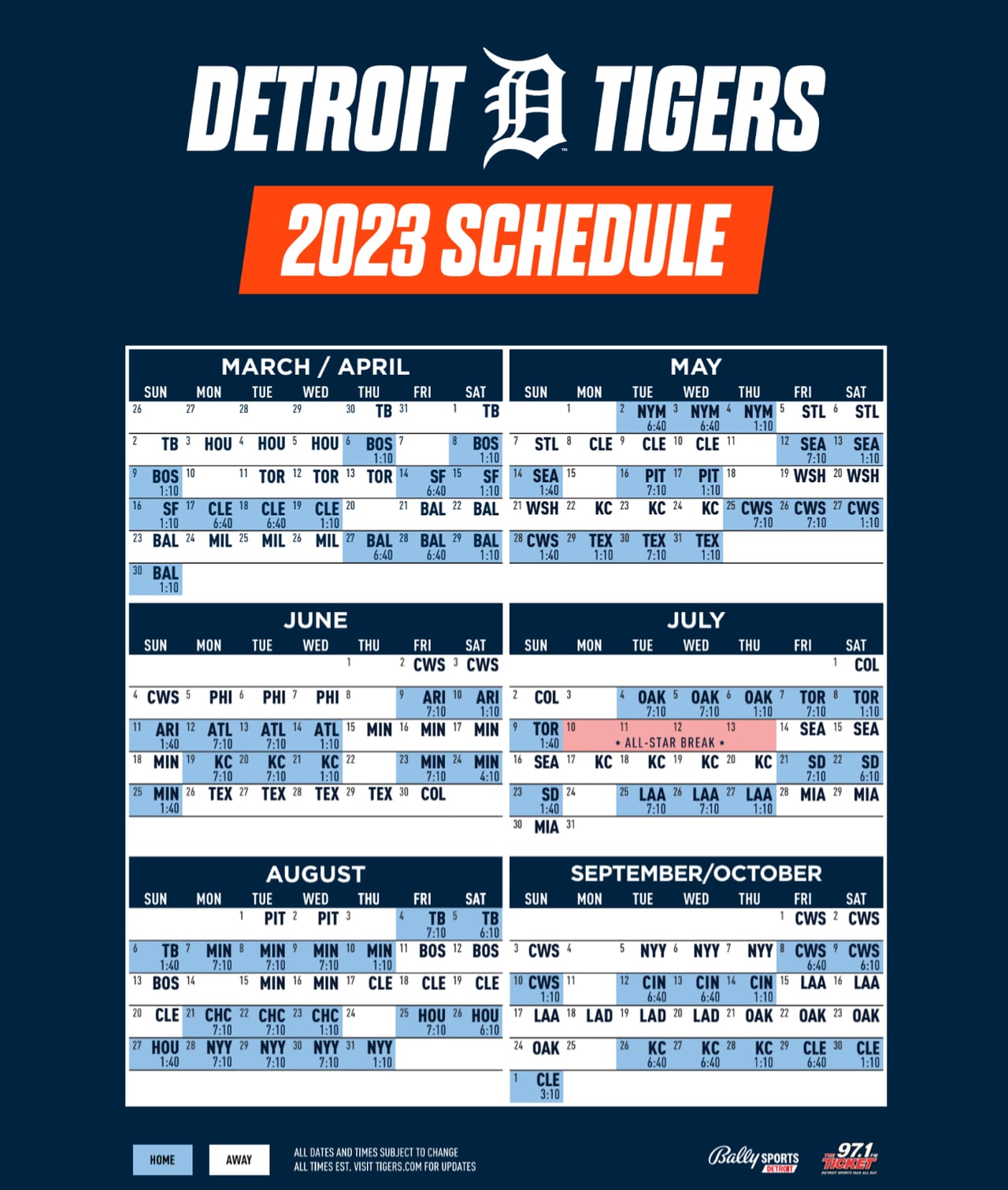 Detroit Tigers Schedule Update: Doubleheader Details Revealed Detroit Tigers Schedule Update: Doubleheader Details Revealed