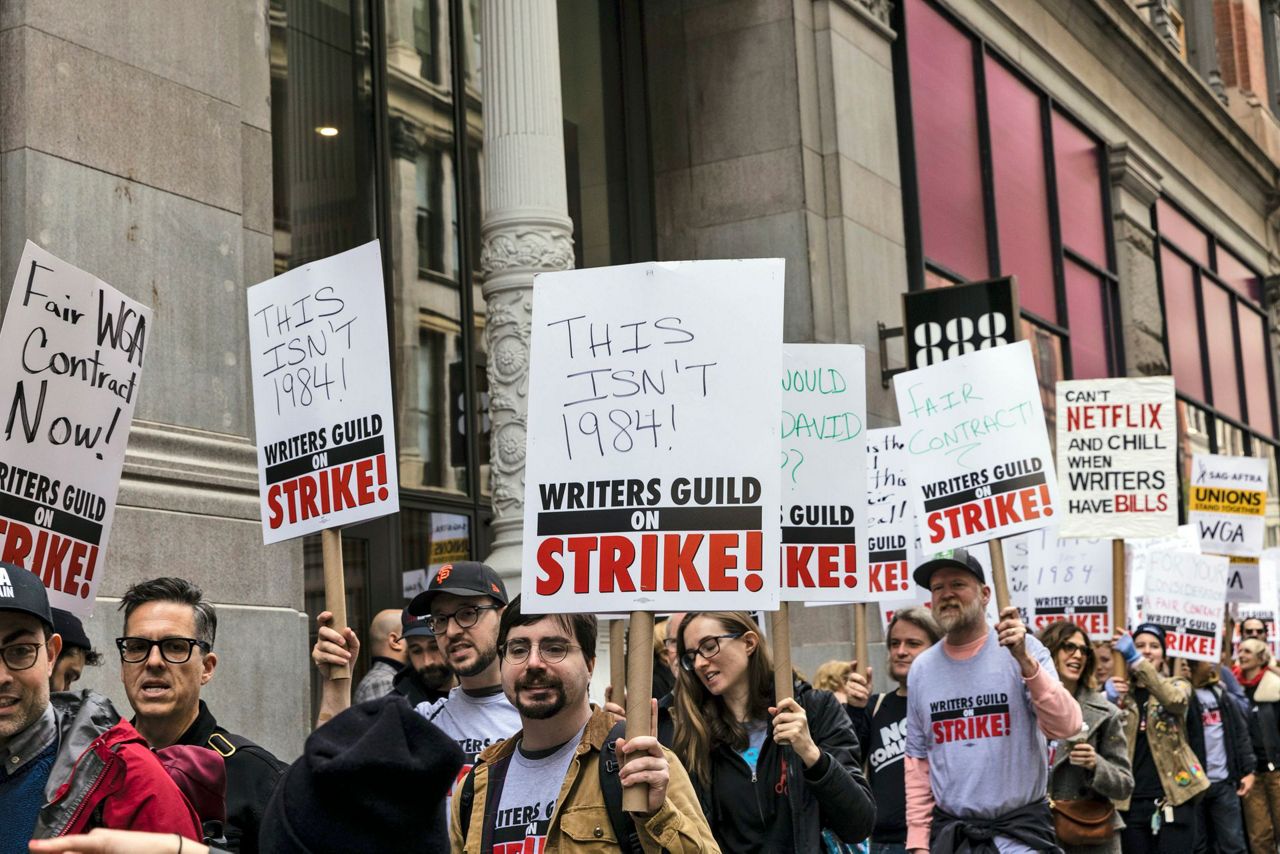 Double Trouble In Hollywood: Writers And Actors Strike Cripples Production Double Trouble In Hollywood: Writers And Actors Strike Cripples Production