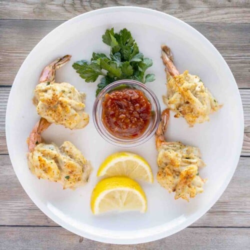 Easy Crab Stuffed Shrimp Recipe With Creamy Lobster Sauce Easy Crab Stuffed Shrimp Recipe With Creamy Lobster Sauce