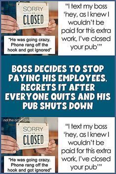 Employee Quits, Receives Profane Response From Pub Owner Employee Quits, Receives Profane Response From Pub Owner