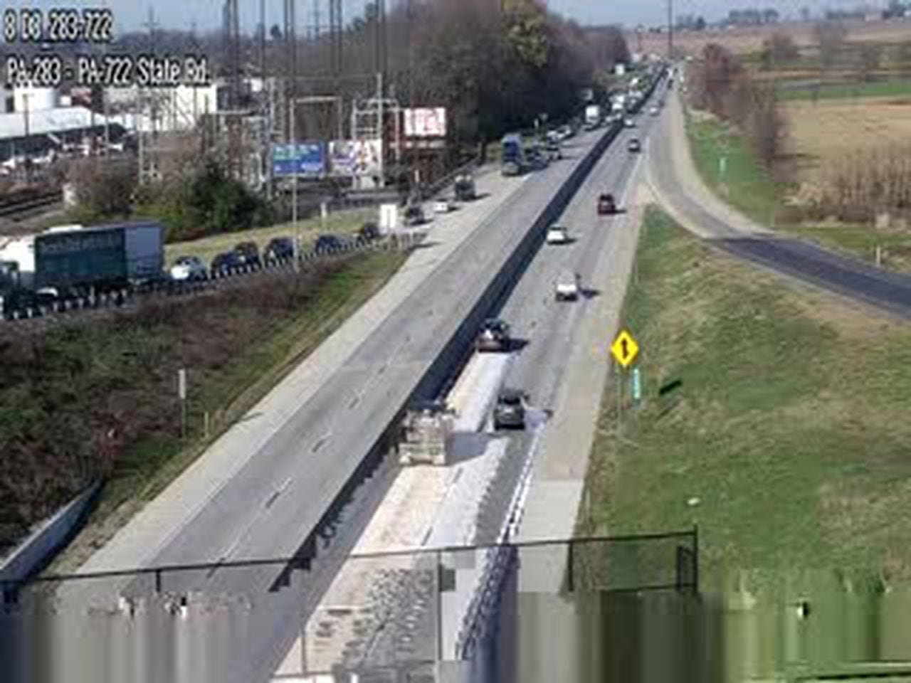 FedEx Truck Fire Closes Portion Of Route 283 In Lancaster County FedEx Truck Fire Closes Portion Of Route 283 In Lancaster County