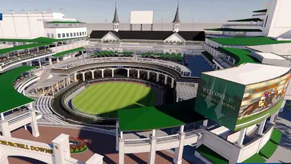 Final Touches: Churchill Downs Renovation Update Ahead Of The Kentucky Derby Final Touches: Churchill Downs Renovation Update Ahead Of The Kentucky Derby