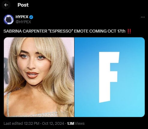 Fortnite Festival: Sabrina Carpenter's Headline Performance Details Revealed Fortnite Festival: Sabrina Carpenter's Headline Performance Details Revealed