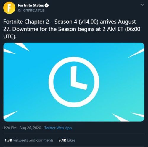 Fortnite Server Outage: Extended Downtime For Chapter 6 Season 2 Fortnite Server Outage: Extended Downtime For Chapter 6 Season 2
