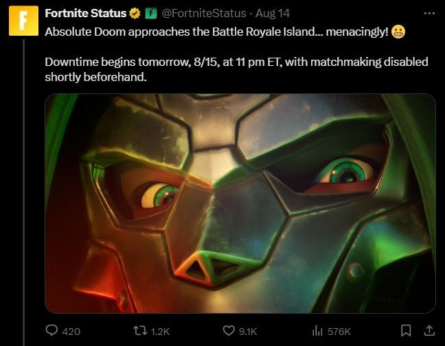 Fortnite Server Status: Is Fortnite Down? Update 34.21 Patch Notes And Downtime Fortnite Server Status: Is Fortnite Down? Update 34.21 Patch Notes And Downtime