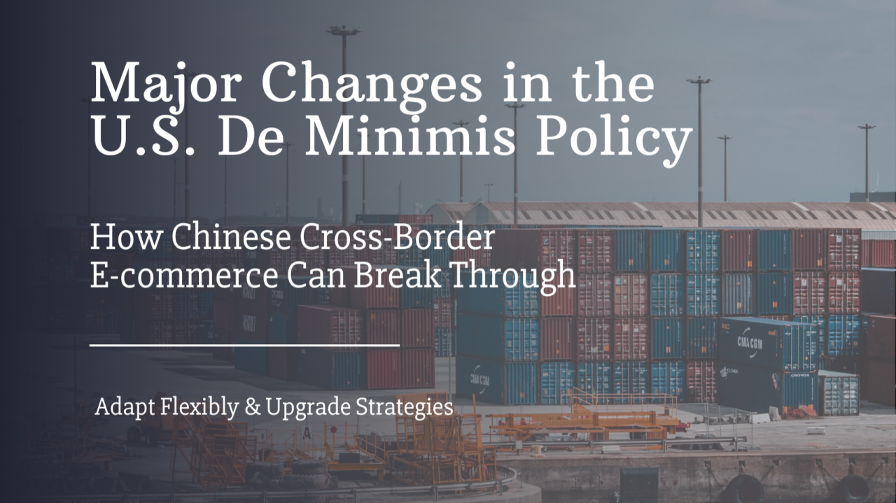 G-7 Deliberations: Potential Changes To De Minimis Tariffs For Chinese Products G-7 Deliberations: Potential Changes To De Minimis Tariffs For Chinese Products
