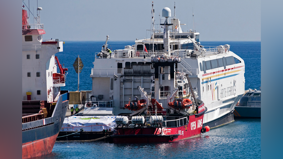 Gaza Aid Ship Attacked By Drones: Activists On Board Gaza Aid Ship Attacked By Drones: Activists On Board