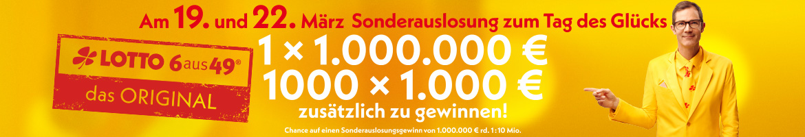 Gewinnzahlen Lotto 6aus49: Ziehungsergebnis 19. April 2025 Gewinnzahlen Lotto 6aus49: Ziehungsergebnis 19. April 2025