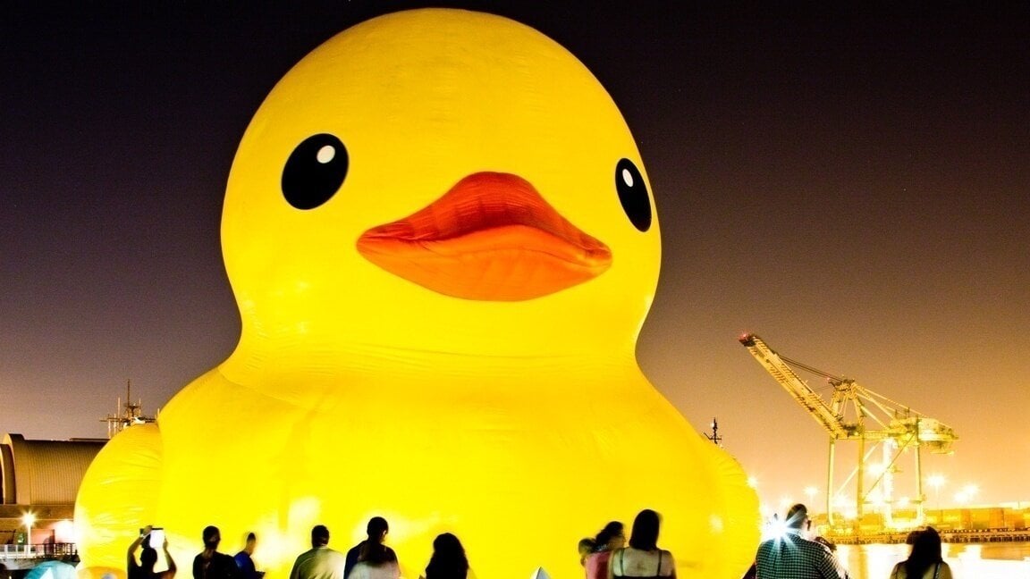 Giant Rubber Duck Brings Important Message To Myrtle Beach Giant Rubber Duck Brings Important Message To Myrtle Beach