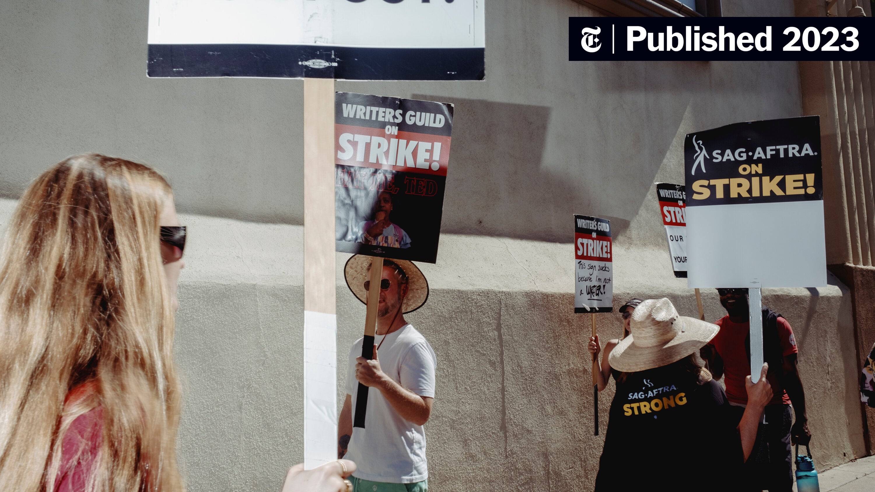 Hollywood Production At Standstill Amidst Dual Strike Hollywood Production At Standstill Amidst Dual Strike