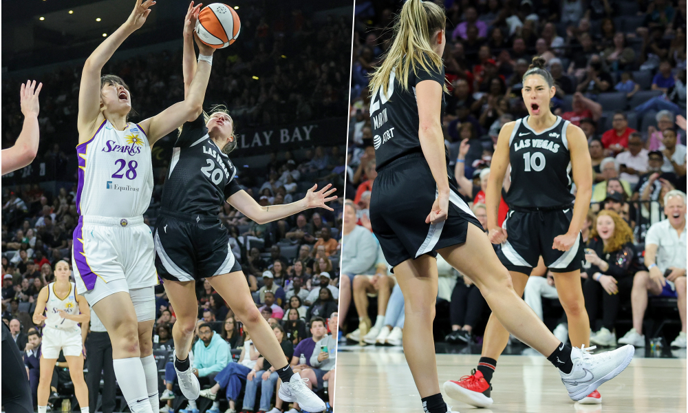 Kelsey Plum And Kate Martin's Courtside Exchange: A Feel-Good Moment For Aces Fans Kelsey Plum And Kate Martin's Courtside Exchange: A Feel-Good Moment For Aces Fans