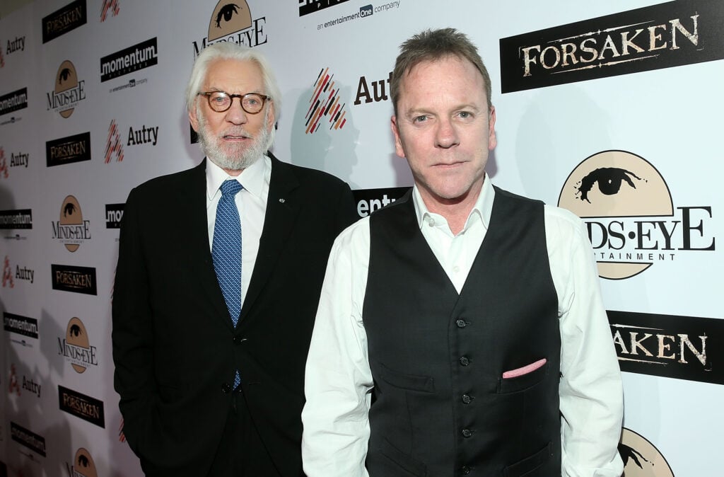 Kiefer Sutherland Pays Tribute To Late Father Donald At CSA Awards Kiefer Sutherland Pays Tribute To Late Father Donald At CSA Awards