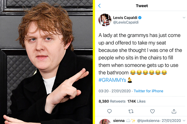 Lewis Capaldi Makes Rare Public Appearance, Offers Reassuring Thumbs Up Lewis Capaldi Makes Rare Public Appearance, Offers Reassuring Thumbs Up