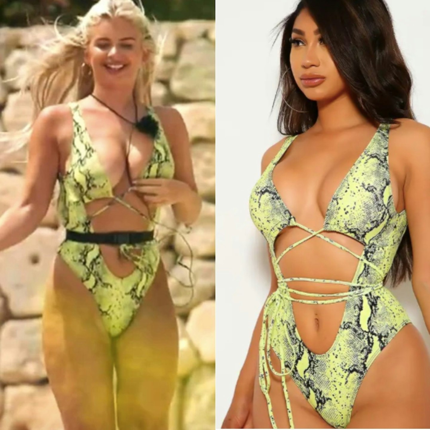 Liberty Poole's Post-Love Island Red Mini Dress Look