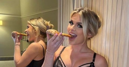 Liberty Poole's Stunning Red Mini Dress: Love Island Star Sizzles Liberty Poole's Stunning Red Mini Dress: Love Island Star Sizzles