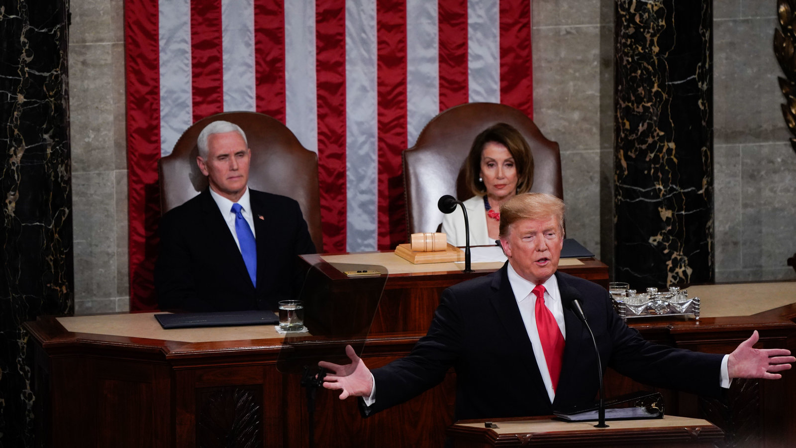 Local Community Demonstrates Against Trump's State Of The Union Address Local Community Demonstrates Against Trump's State Of The Union Address