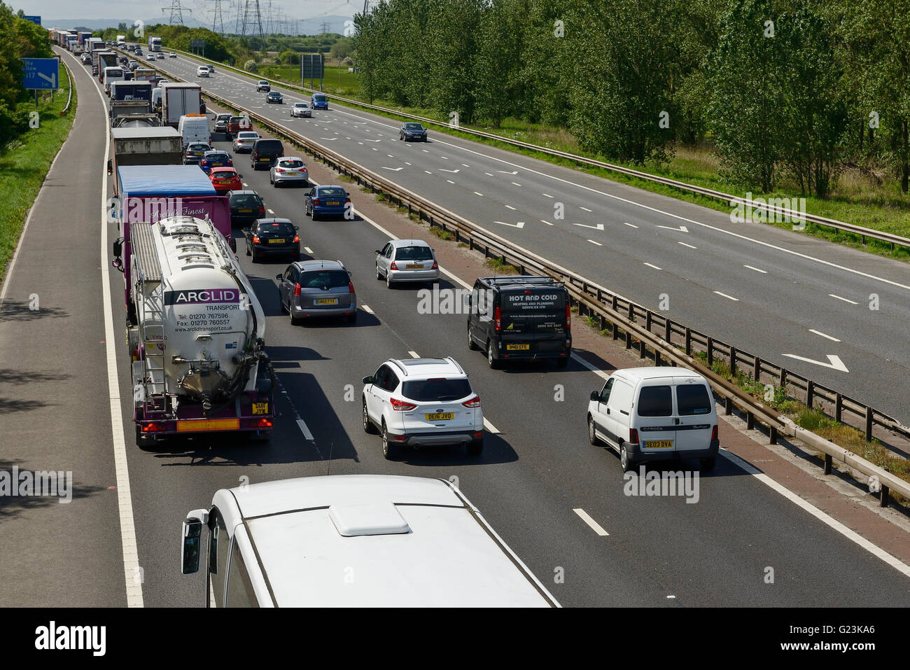 M56 Traffic Congestion: Collision Near Cheshire/Deeside Border Leads To Delays M56 Traffic Congestion: Collision Near Cheshire/Deeside Border Leads To Delays