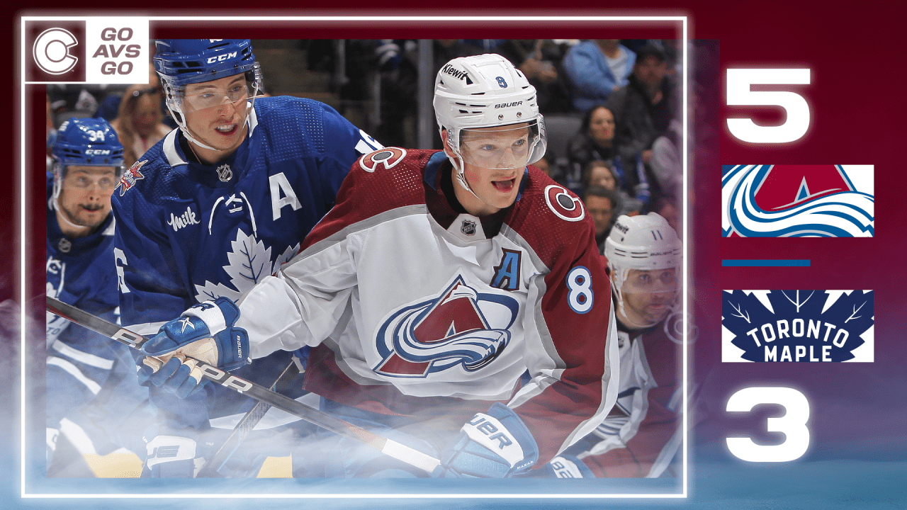 Maple Leafs Edge Avalanche In Hard-Fought 2-1 Victory Maple Leafs Edge Avalanche In Hard-Fought 2-1 Victory