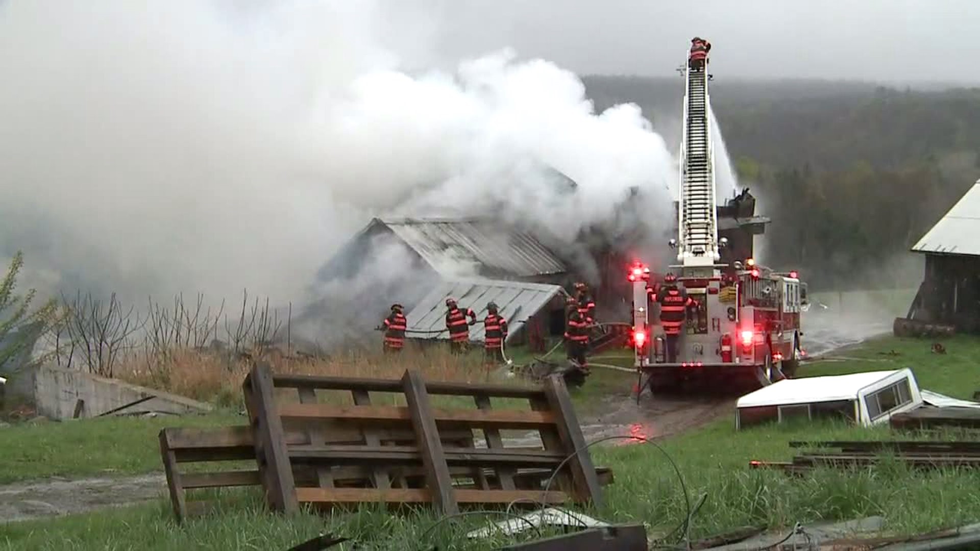 Massive Blaze Devastates 600-Foot Franklin County Chicken Barn