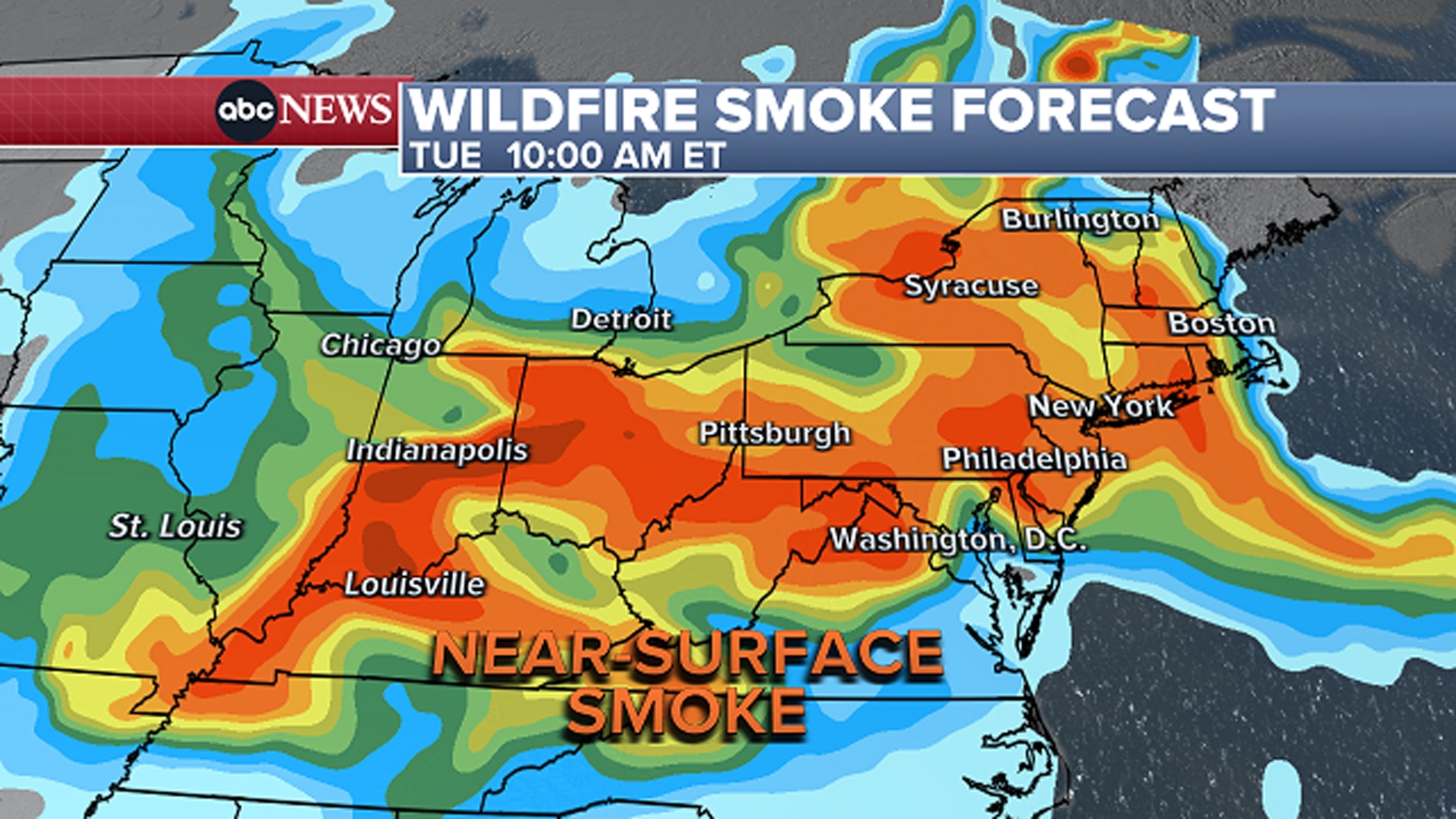 Massive Canadian Wildfire Evacuation Sends Smoke Pouring Into The US Massive Canadian Wildfire Evacuation Sends Smoke Pouring Into The US