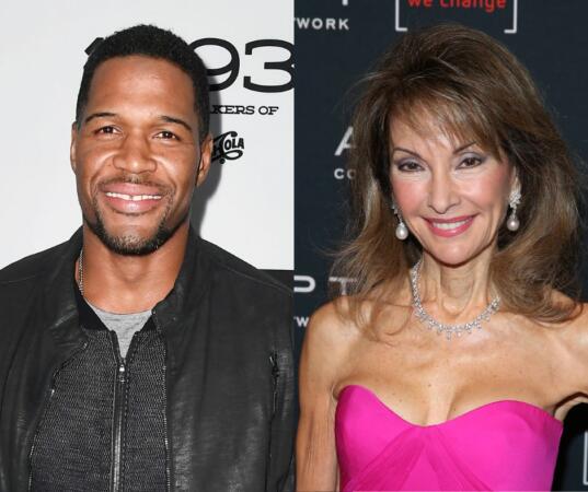 Michael Strahan Soaked By Susan Lucci: Video Goes Viral Michael Strahan Soaked By Susan Lucci: Video Goes Viral