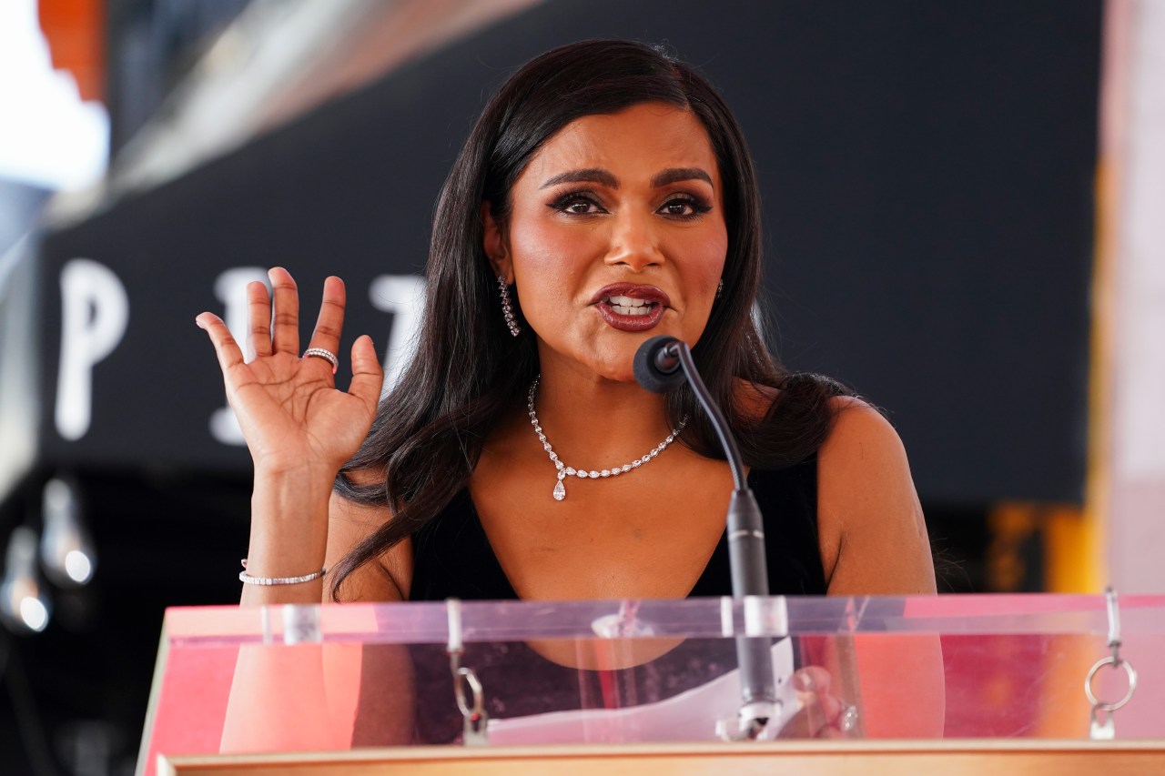 Mindy Kaling Honored With Hollywood Walk Of Fame Star Mindy Kaling Honored With Hollywood Walk Of Fame Star