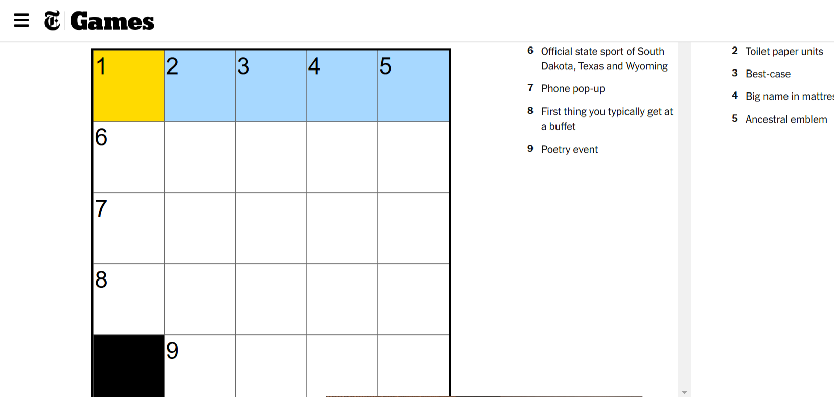 Mini Crossword NYT - Answers For March 27 Mini Crossword NYT - Answers For March 27