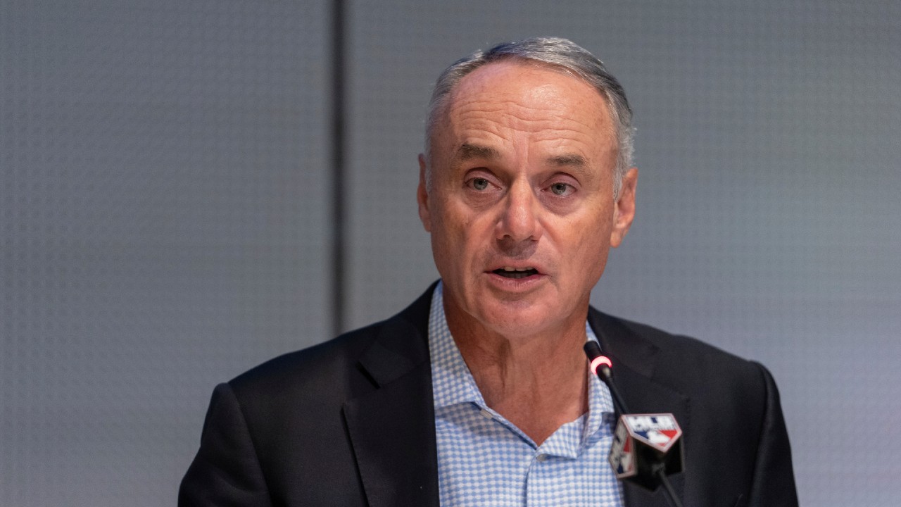 MLB Commissioner Manfred Discusses The Future Of Baseball At The Speedway Classic MLB Commissioner Manfred Discusses The Future Of Baseball At The Speedway Classic